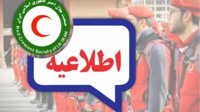 آماده‌باش تیم‌های عملیاتی هلال احمر در پی وزش باد شدید در تهران